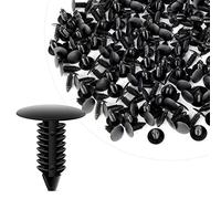 GOOACC Nylon Bumper Fastener Rivet Clips Fender& Bumper Shield Retainer GM, & 7mm Hole Retainer Auto Body Clips - 100PCS