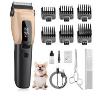 Gooad Dog Clipper, Suitable for Combing Thick Hair, Electric Silent Dog Clipper, Including kit; Cordless, Rechargeable, Suitable for Small and Large Dogs as Well as Cats as pet Clippers