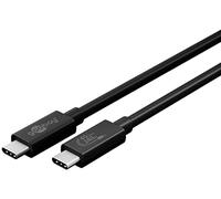 Goobay 0.7m USB-C to USB-C USB4 Cable Gen 3x2, 240W Fast Charging, 40Gbps Data Transfer, 8K@60Hz, Certified USBC 4.0, Round Design