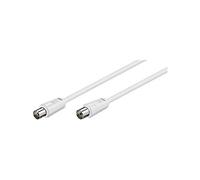 Goobay 11515 Antenna Cable (<70 dB), 2X Shielded, 15m Length