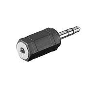 Goobay 11898 Headphone adapter; AUX jack; 3.5 mm to 2.5 mm - 3.5 mm male (3-pin stereo) > 2.5 mm female (3-pin stereo)