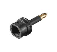 Goobay 11922 Toslink digital/audio adapter; TOSLINK to Mini TOSLINK - 3.5 mm mini Toslink male > Toslink female