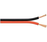 Goobay 15096 Speaker Cable, Red/Black, CU, 6 mm Diameter, 10 m Cable Length