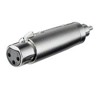 Goobay 2 pcs Adapter Plug Cinch Male to XLR Female Socket