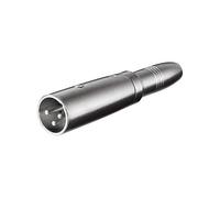 Goobay 27454 XLR Adapter, 6.35mm AUX jack; female to XLR Male