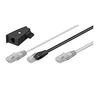 Goobay 3m DSL-Cable + TAE Adaptor RJ45 Y-Cable for Fritzbox Router