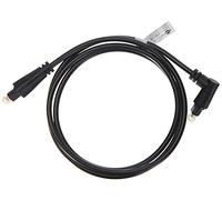 Goobay 41594 Toslink Cable 90° (360° Rotatable Connector), 1 Metre, Fibre Optic Cable Angled on One Side Digital Audio Cable with Best Audio Quality