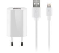 goobay 44978 mobile device charger Indoor White 44978, Indoor, AC, 5 V, 1 m, White