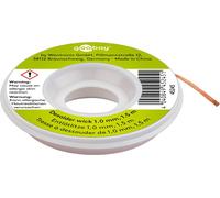 Goobay 45246 Desoldering Strand 2mm Pure Copper Desoldering Wire 1.5m Set 11pcs