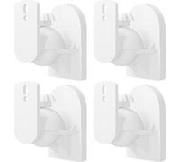 Goobay 49392 Universal Speaker Wall Bracket Rotary/Tilt for Speakers up to 3.5 kg, 4 Pieces, White