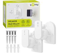 Goobay 49394 Speaker Wall Mount Universal Swivelling / Tilting for Boxes up to 3.5 kg White