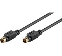 Goobay 50058 S-Video Connector Cable, Single Shielded, 2 m Cable Length