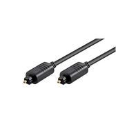 Goobay 50217 Optical Cable, Black, 5 mm Diameter, 1 m Cable Length