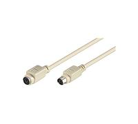 Goobay 50222 PS/2 Keyboard and Mouse Extension Cable, 2m Length