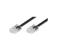 Goobay 50256 ISDN Modular Cable, 6m Length, black