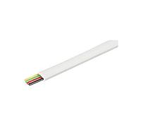 Goobay 50268 Telephone Flat Cables, 100m Reel, AWG 30, CU, 4 Wire, White
