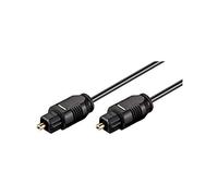 Goobay 50563 Optical Cable, Black, 2.2 mm Diameter, 0.5 m Cable Length