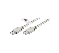 Goobay 50796 USB 2.0 Hi-Speed Cable with USB Certificate, Type A, Grey, 2m Length