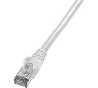 goobay 50887 CAT 6 Link Cable, S/FTP (PiMF), Grey, 2 m Cable Length