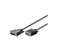 Goobay 50989 DVI-I/VGA Full HD Cable, Nickel Plated, 1m Length