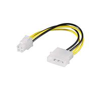 Goobay 51362 PC Power Cable/Adapter, 5.25" Male to ATX12 P4, 4-pin