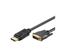 goobay 51961 DisplayPort/DVI-D Adapter Cable 1.2, Gold-plated, 2 m Cable Length