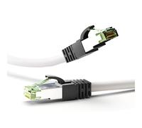 Goobay 55131 CAT 8.1 patch cable S/FTP (PiMF) white - LSZH halogen-free CU material