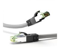 Goobay 55144 CAT 8.1 patch cable S/FTP (PiMF) grey - LSZH halogen-free CU material