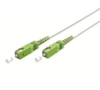 goobay 59593 Fibre Optic Cable (FTTH) / Singlemode (OS2) Simplex/SC APC (8°) Male to SC-APC (8°) Male/Light Wave Cable / 0.5 m