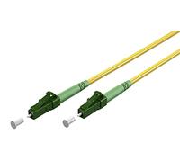 goobay 59632 Fibre Optic Cable (FTTH) / Singlemode (OS2) Simplex/LC APC (8°) Male to LC-APC (8°) Male/Light Wave Cable / 10 m