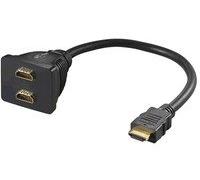 HDMI 19M - 2X HDMI 19F