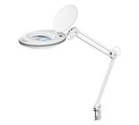 goobay 60361 Magnifying Lamp/LED Magnifying Lamp Plastic / 8 W Power Absorbed / Colour Temperature 6500 K / Luminous Flux 650 LM / Operating Voltage 230 V (AC) / White