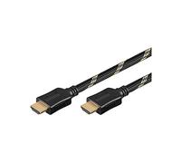 Goobay 63806 High Speed HDMI Cable with Ethernet, Gold-Plated, 2 m Cable Length