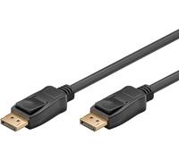 Goobay 64799 DisplayPort Cable 1.4 8K @ 60Hz (4320p) and 4K @ 120Hz / Connection Cable 32.4 Gbits DP 1.4 for Gaming Monitors Laptop Graphics Card UHD / 3M