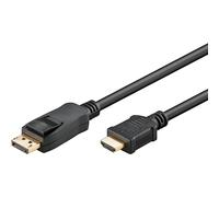 Goobay 64839 - DisplayPort 1.2 to HDMI 2.0 / DP to HDMI Connection Cable / 4K @ 60Hz High Speed Cable / 1M