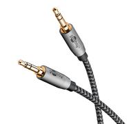 Goobay 65276 3.5 mm Stereo Audio Aux Cable/Jack Cable for Headphones, Car Radio, PC, Tablet, Speaker Cable/Gold Plated Connection / 5m