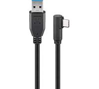 goobay 66503 USB 3.0 to USB C Cable 2 m / 15 W Mobile Phone Cable / 90 Degree US