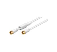 Goobay 67296 Flat SAT Antenna Cable (80 dB), 2x Shielded, Weatherproof, 5 m Length