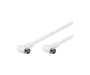 Goobay 67343 Angled SAT Antenna Cable 80 dB 2x Shielded