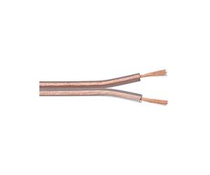 Goobay 67729 Speaker Cable Transparent CCA, 50 m Cable Length