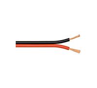 Goobay 67735 Loudspeaker Cable 2 x 2.5 mm² CCA Stranded/Speaker Cable/Audio Cable/Audio Cable/Subwoofer Cable/Red/Black / 10 m