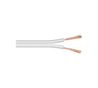 Goobay 67746 Speaker Cable White CCA, 50 m Cable Length