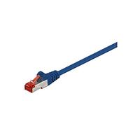 Goobay 68267 CAT 6 Patchcable, S/FTP (PiMF), Blue, 1m Cable Length