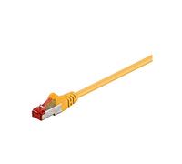 Goobay 68303 CAT 6 Ethernet Patchcable, S/FTP (PiMF), Yellow, 5m Cable Length, cat6