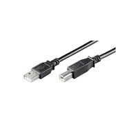 Goobay 68900 USB 2.0 Hi-Speed Cable, Black, Type B, 1.8m Length