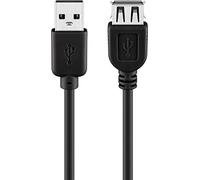Goobay 68905 USB 2.0 Hi-Speed Extension Cable, Black, 5m Length
