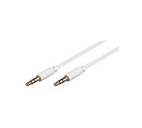 Goobay 69110 3.5 mm Jack Connector Cable, Gold-Plated, 0.5 m Cable Length