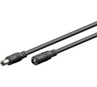 goobay 71401 DC extension cable hollow plug 5.5 mm x 2.5 mm cable extensions DC cable as power cable extension suitable for WLAN repeater router security camera 3 m