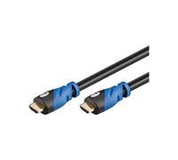 Goobay 72320 Premium High Speed HDMI Cable with Ethernet, Gold-Plated, 5 m Cable Length