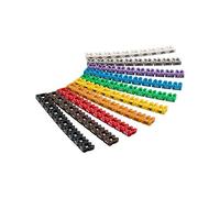 Goobay 72514 Digits 0-9 Cable Marker Clip for Cable Diameters up to 4mm, Pack of 100